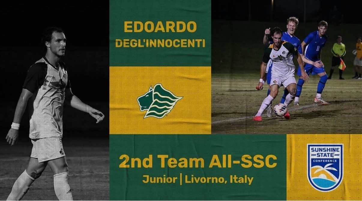 Edoardo Degl'Innocenti — 2nd Team All-Sunshine State Conference, Saint Leo University