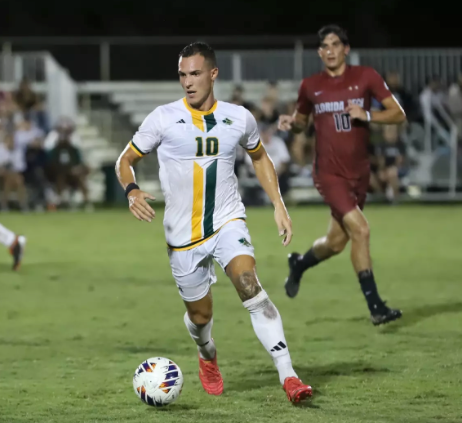 Edoardo in action for Saint Leo University